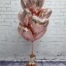 Шар (18''/46 см) Сердце, Розовое Золото